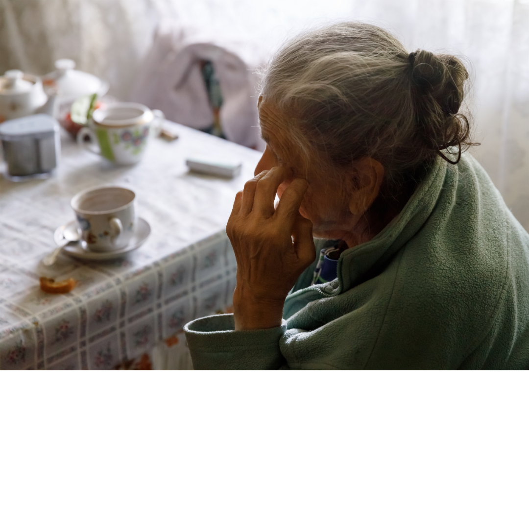 An elder reflecting